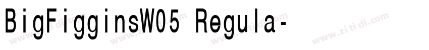 BigFigginsW05 Regula字体转换 BigFigginsW05 Regula字体转换